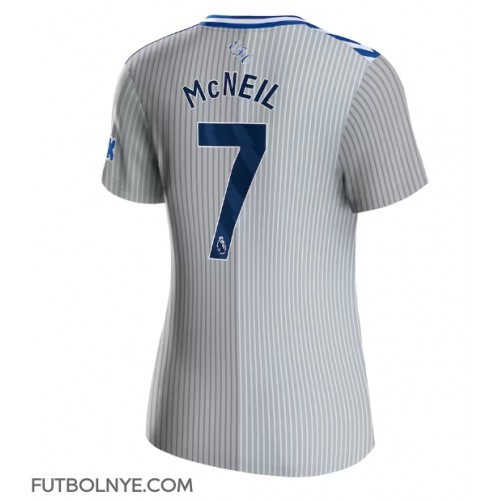 Camiseta Everton Dwight McNeil #7 Tercera Equipación para mujer 2023-24 manga corta